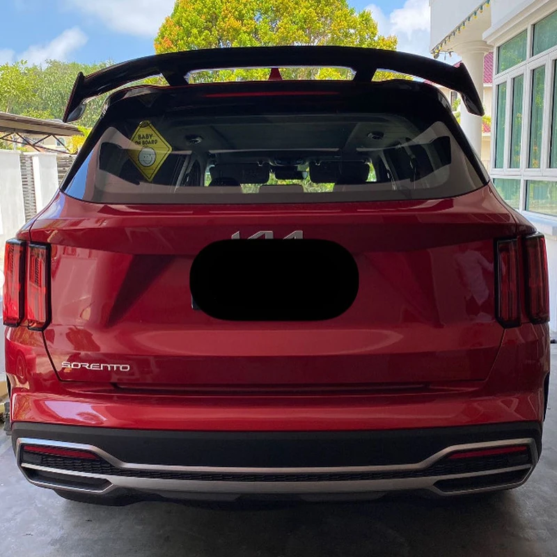 

For Kia Sorento Spoiler ABS Plastic Rear Trunk Wing Car Body Kit Accessories