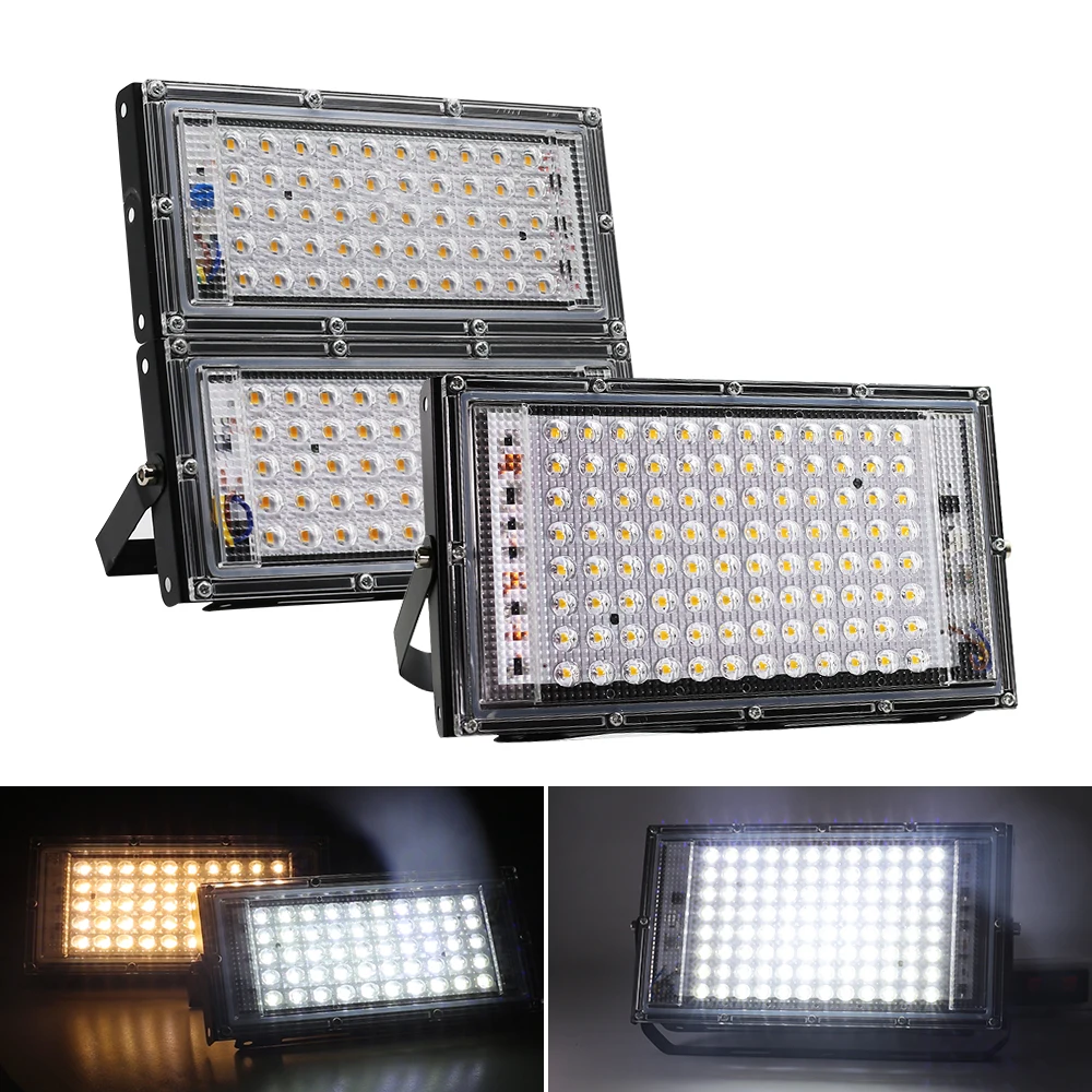50W 100W 150W Led Flood Light IP65 Waterproof AC 220V Outdoor Floodlight Spotlight LED Reflector Street Lamp LED Flood Lights