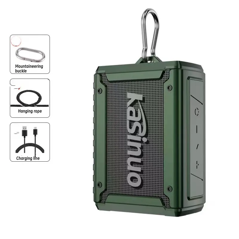 Portable High-power Wireless Bluetooth Speaker Ipx6 Waterproof Hifi Stereo High Volume Outdoor Sports Dual Speaker Subwoofer