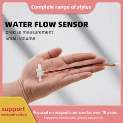 DC3V 5V 24V Hall water flow sensor For Coffee Machine small size MIni micro water flow meter measurement accurate POM material