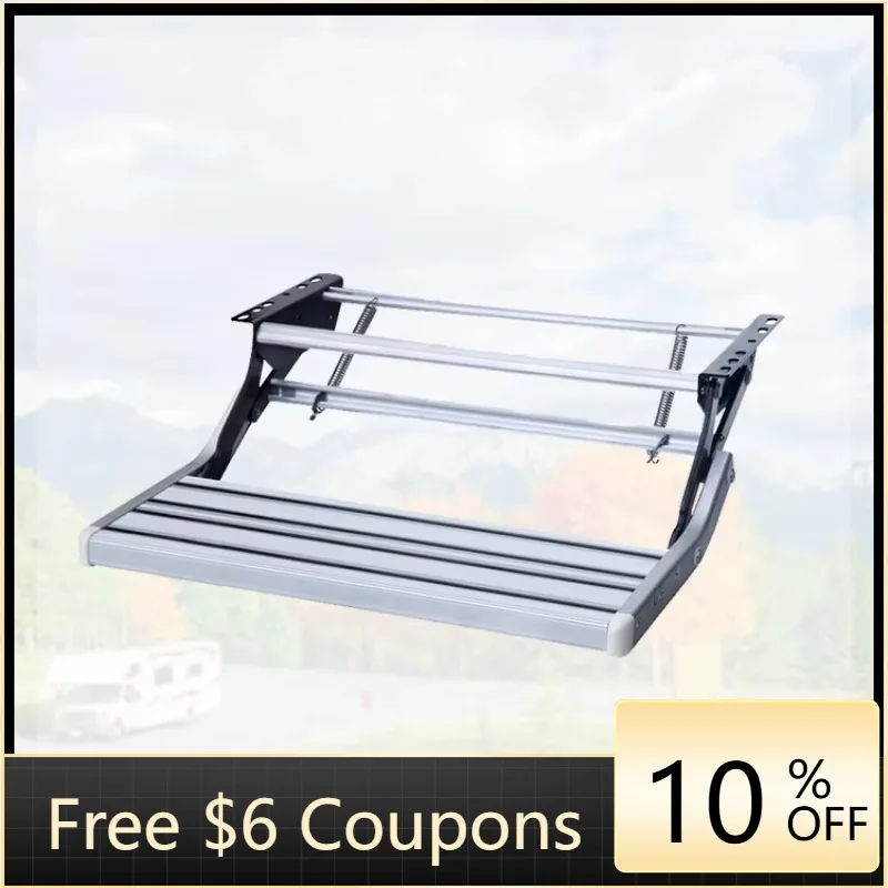 

STLF MG16 RV Folding Step Manual Single caravan Step High Tensile Aluminum Alloy Carbon Steel Motorhome Step