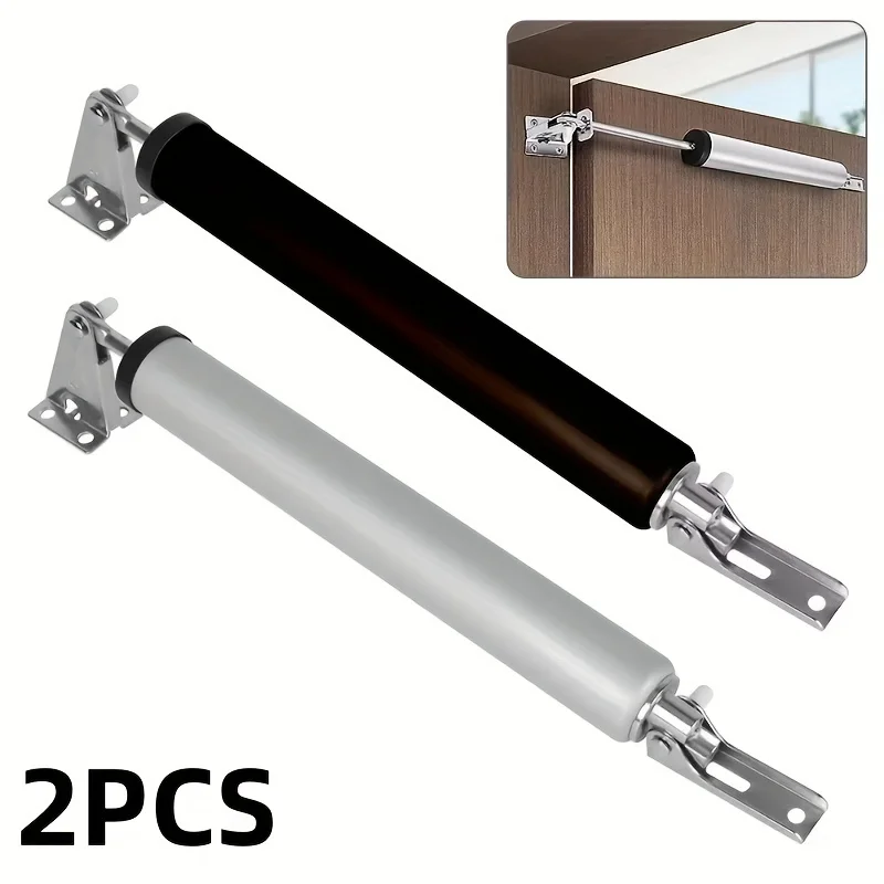 2pcs Automatic Door Soft Close 90 Degrees Within The Positioning Stop Buffer Adjustment Door Closer Furniture Hardware