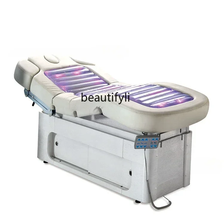 xx1Electric Beauty Bed High-End Beauty Salon Club Hydrotherapy Bed Spa Massage Couch Lifting Facial Micro Plastic Bed