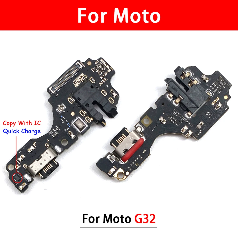 10Pcs，USB Charging Port Dock Plug Socket Jack Connector Charge Board Flex Cable For Moto E13 E22 E22i G13 G23 G32 G52 G53 5G G72