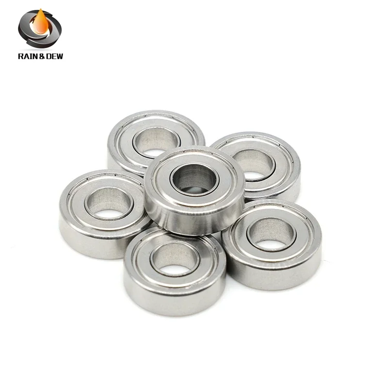 1Pcs S698ZZ  8x19x6 mm  Non Magnetic AISI304 Stainless Steel Bearing ABEC-7 698 Corrosion Resistant Bearing