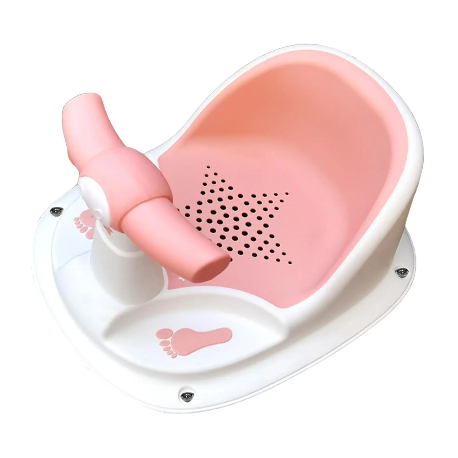 Bathtub Seat, Non Slip Bath Tub Seat, Portable Bath Chair Backrest, Suction Cup Bath Seat for Baby Shower, Newborn view 2