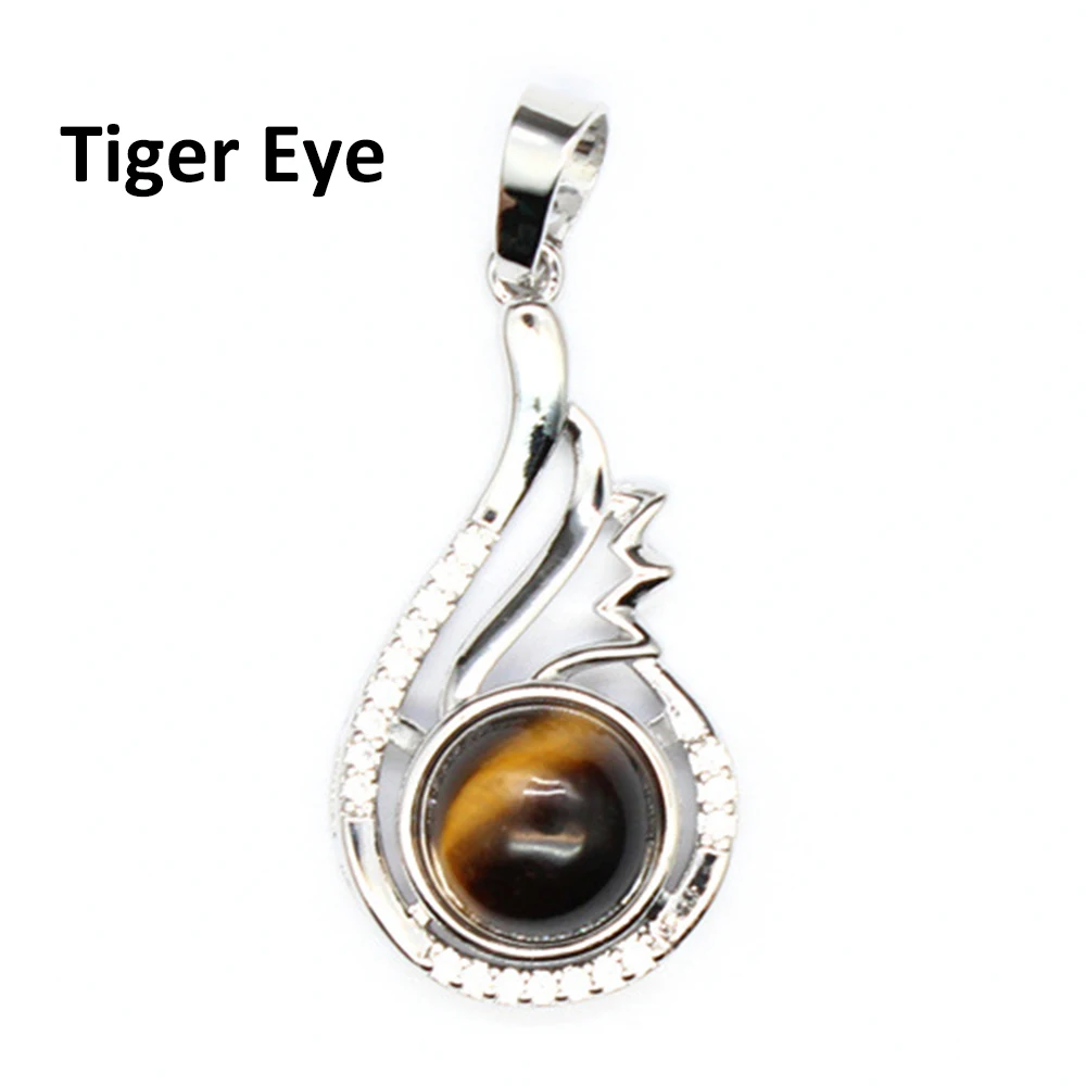 

Mineraali Natural Tiger Eye Small Semiprecious Gemstone Exquisite Pendant Healing Reiki Genuine Spiritual Product for Woman Gift