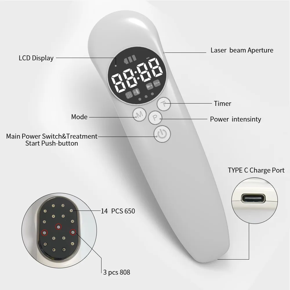 808nm Cold Laser Therapy for Back Pain Low Level Laser Therapy Pain Management