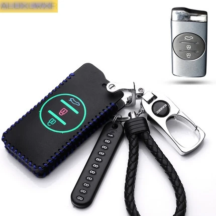 

Leather Car Key Case For Chery Tiggo 4 5X 7 Pro 8 exeed txl tx lx vx Remote Cover car Accessories