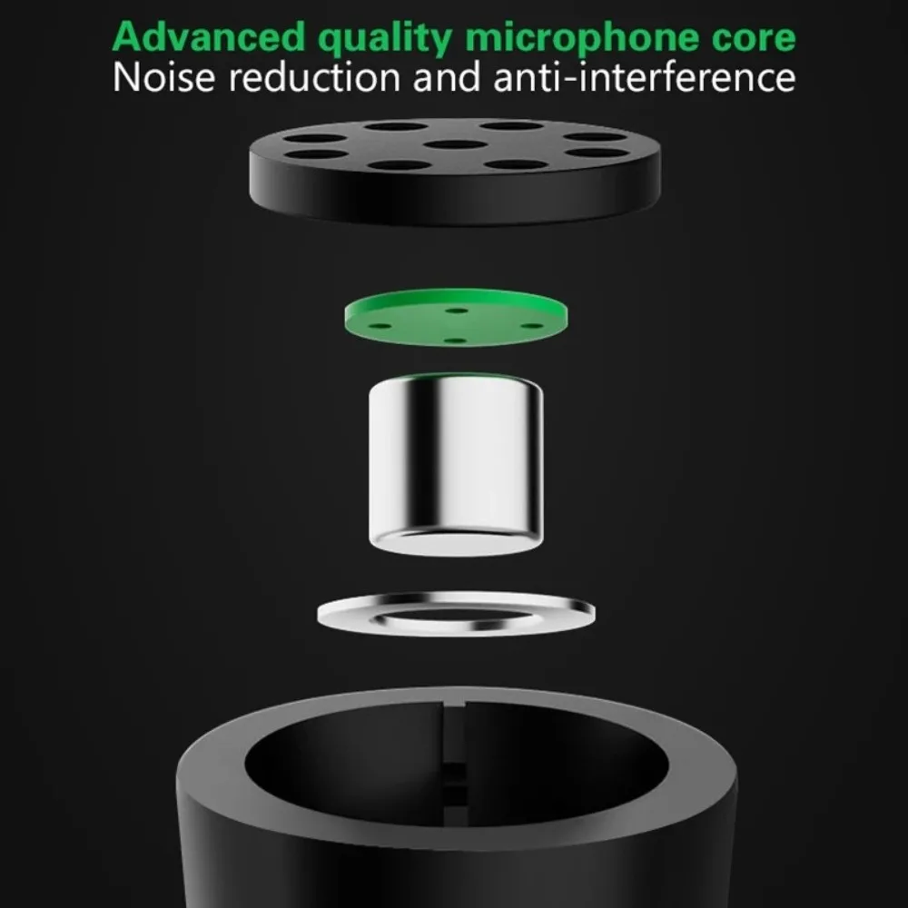 خرطوم قابل للتعديل USB ميكروفون سطح المكتب مرحبا فاي عالية الدقة إلغاء الضوضاء جهاز كمبيوتر شخصي هيئة التصنيع العسكري معقوفة اتصال سلكي