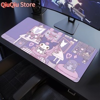 For Kuromi Mouse Pad | 400x900x2mm, 300x600x2mm, 300x800x2mm Sizes | Cute Anime-Style Design with Pink & Purple Theme | Non-Slip