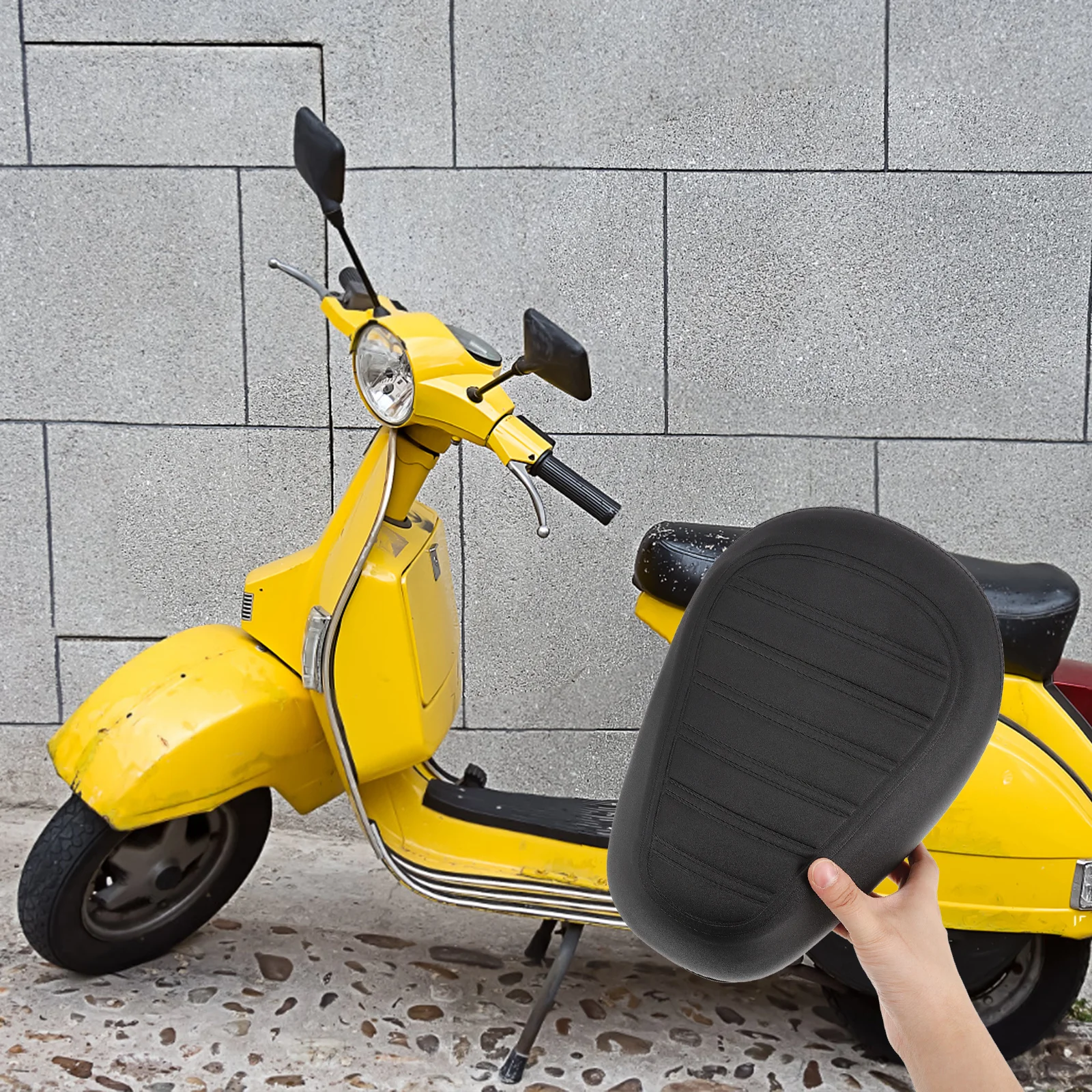 

Electric Scooter Seat Waterproof Wear Resistant Comfortable High Elasticity Adjustable Riding Cushion Replacement