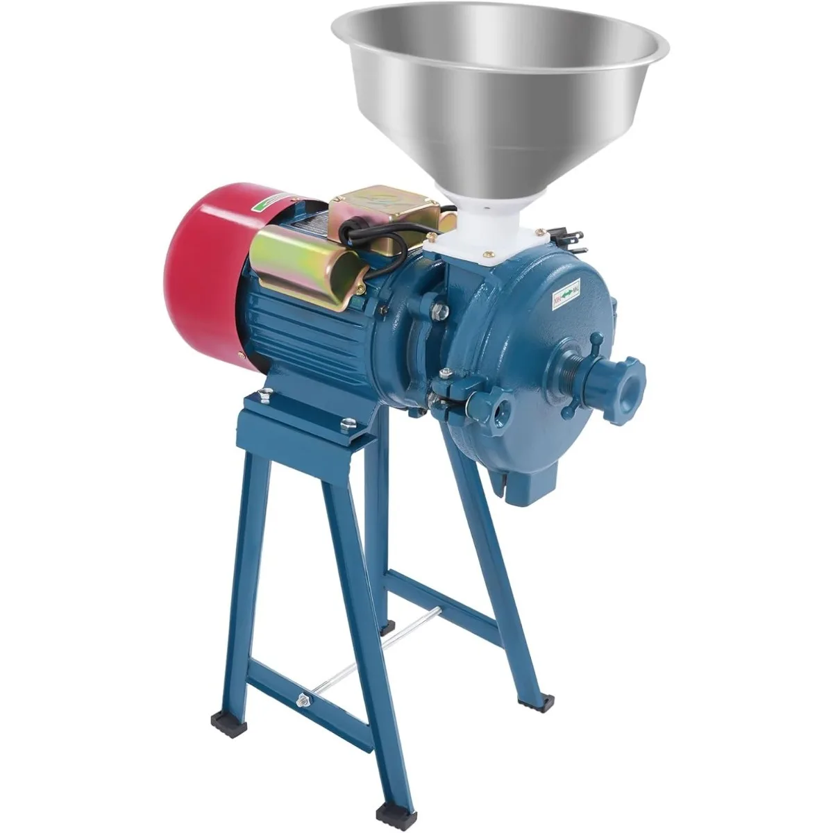 Molino de Granos de 2200W, Molino Comercial para Maíz, Arroz, Trigo, Granos de Café, Molinillo Industrial y Doméstico