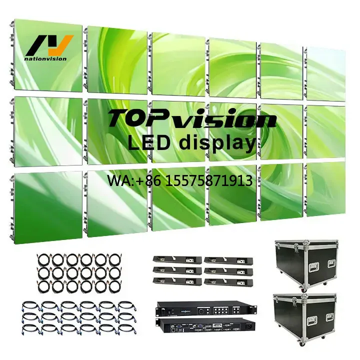 

Giant LED Video Wall HD P2.6 500x500 IP66 Outdoor Stage Rental Screen for Concerts