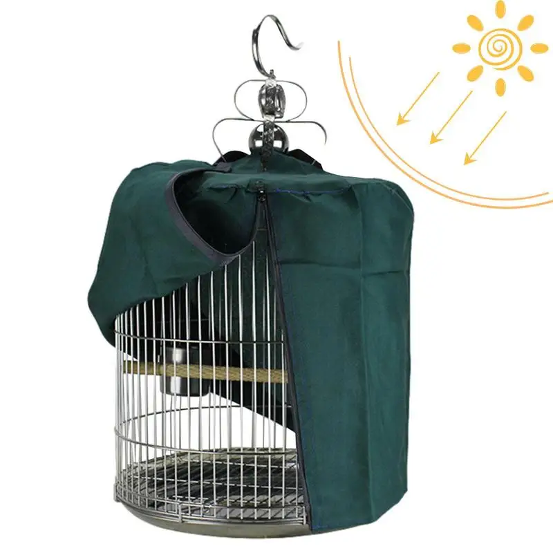 Round Dome Cage Cover Warm Birdcage Covers Cage Net Round Rainproof Shade Cloth Breathable Bird Accessories For Yards Gardens