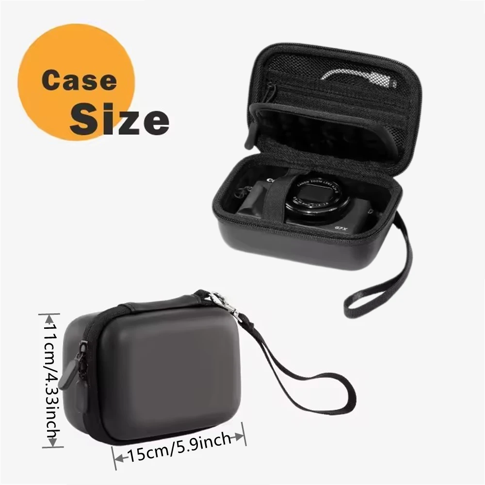 FANGTUOSI Shockproof Hard Case for Canon G7X Mark III Mark II  Cybershot ZV1 Ricoh GR III Digital Camera Protective Carrying Bag view 4