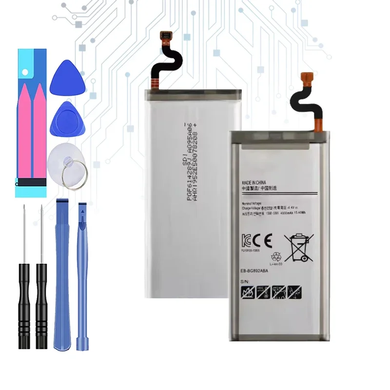 

EB-BG892ABA Аккумулятор для Samsung Galaxy S8 Active SM-G8920 G892F G892A G892L G892 G892V SM-G892L 4000 мАч Портативные аккумуляторы