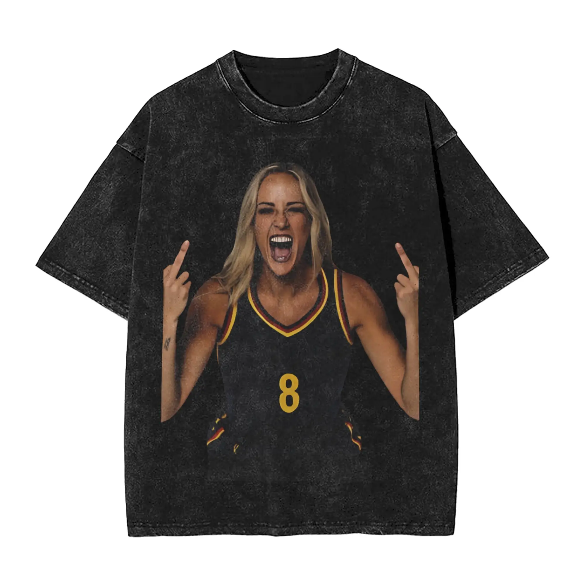 Sophie Cunningham  T Shirt Summer  Street Style T-Shirts Cotton Hippie Tee Shirt For Men Short-Sleeve Loose Tops