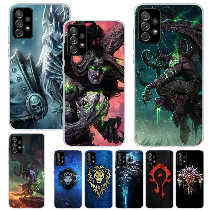 W-World Of W-Warcraft W-Wow Phone Case For Samsung Galaxy A51 A50 A71 A70 A41 A31 A21S A10 A20E A30 A40 A6 A7 A8 + A9 Soft Silic