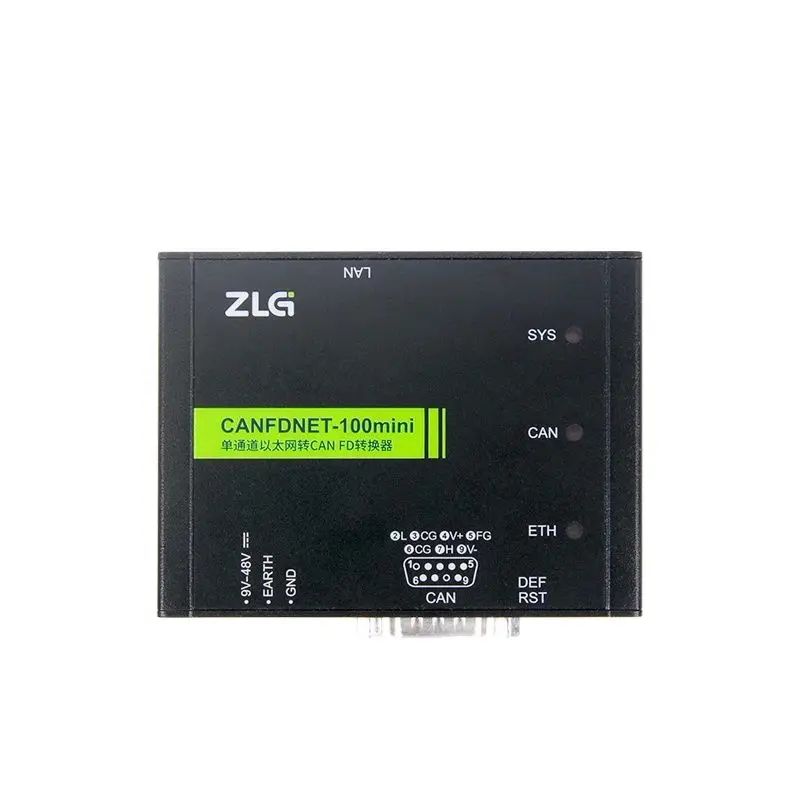 Zlg auto ethernet zu canfd bus analysator hoch leistungs industrielle rj45 zu können fd daten konverter canfdnet serie