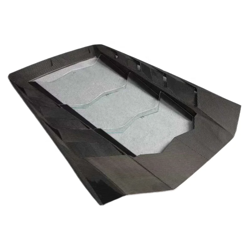 

M Transparent Style Dry Carbon Fiber Rear Hood Bonnet for Lamborghini Huracan LP610