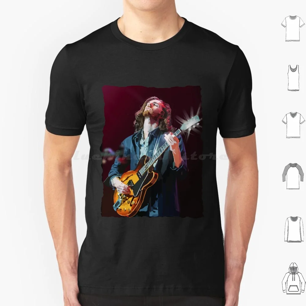 Hozier Fantasy Illustration T Shirt Cotton Men Women DIY Print Hozier Music Unreal Unearth Baby Cherry Wine Take Me To Church