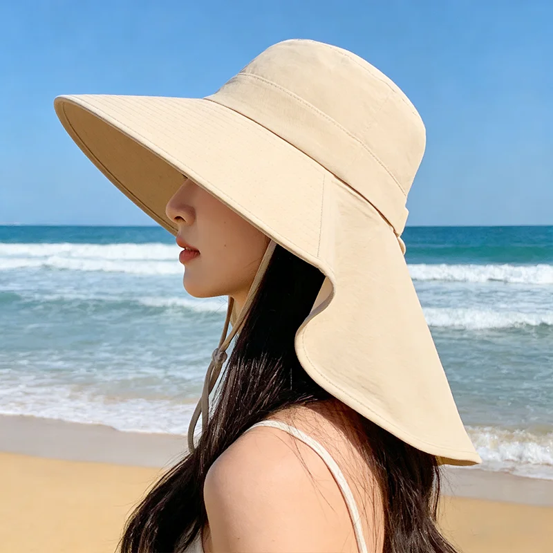 Lightweight Breathable Wide Brim Sun Hat - Summer Outdoor Su