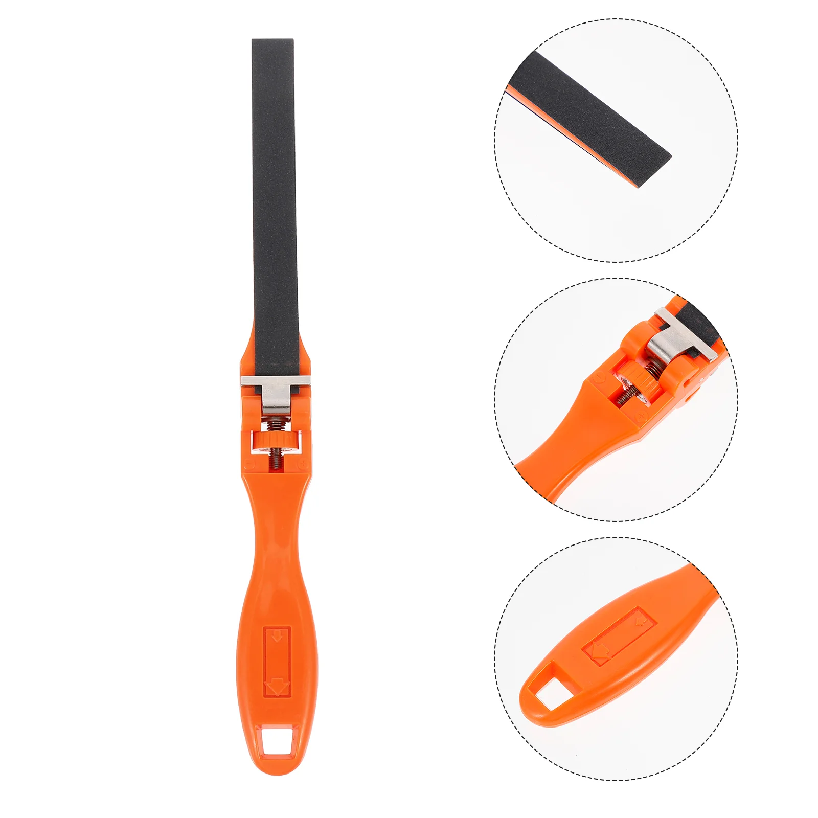 Flat Sandpaper Clips Grinding Polishing Tool Tools Holder Plastic Holding Clamp Manual