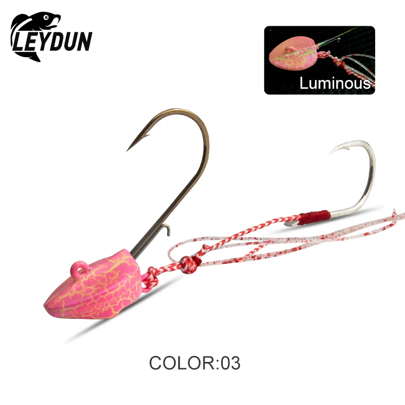 LEYDUN Heiße Angelköder DEEP CONTROL UP Tenya Madai Jig Kabura Salzwasser Jighead Blei Meer Bootfahren Köder Garnelen Gummirock Jigs