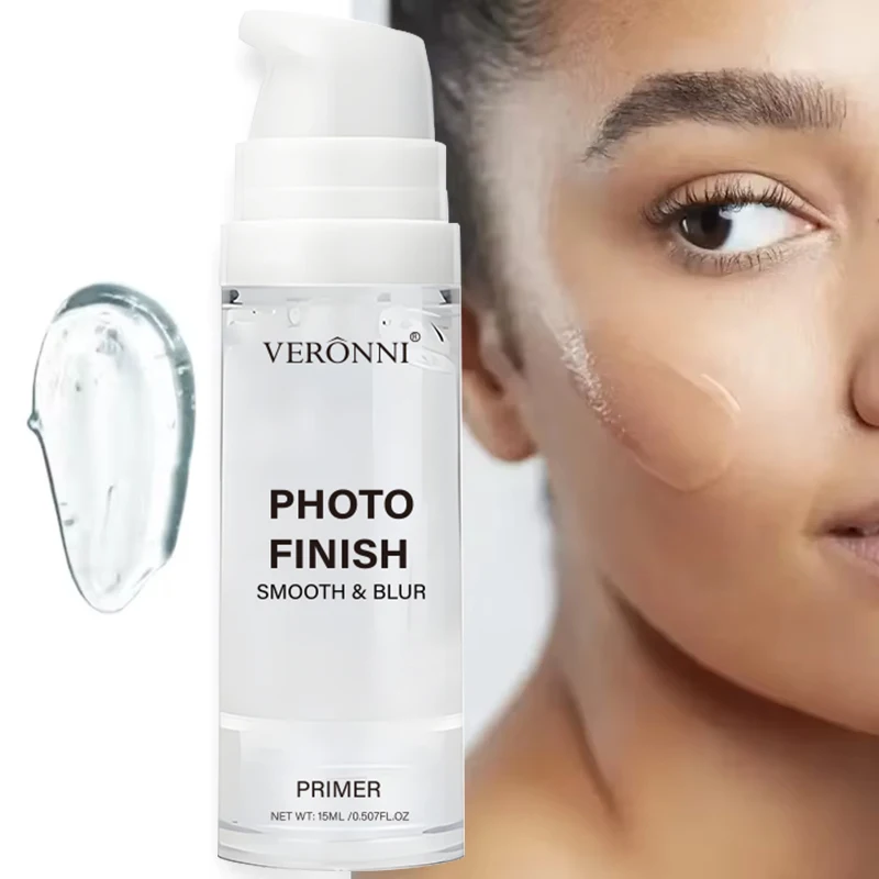 برايمر ترطيب طويل الأمد من VERONNI - ناعم، مرطب، غير لامع لصنع مستحضرات تجميل ذات قاعدة مكياج بيضاء لامعة للوجه