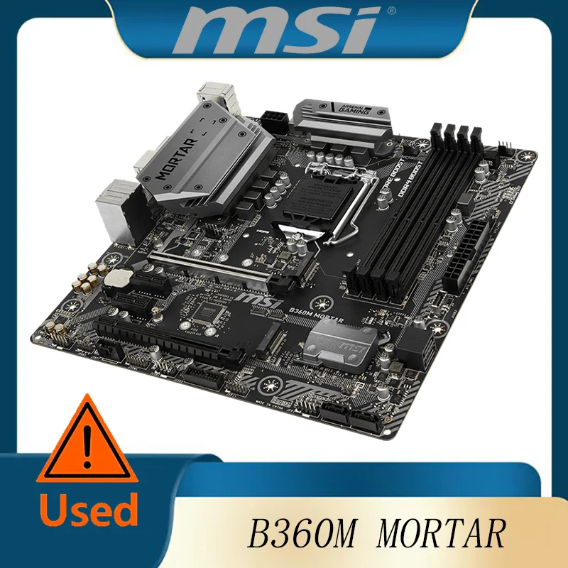 

MSI GAMING B360M Mortar LGA 1151, материнская плата Intel B360 Micro ATX Intel