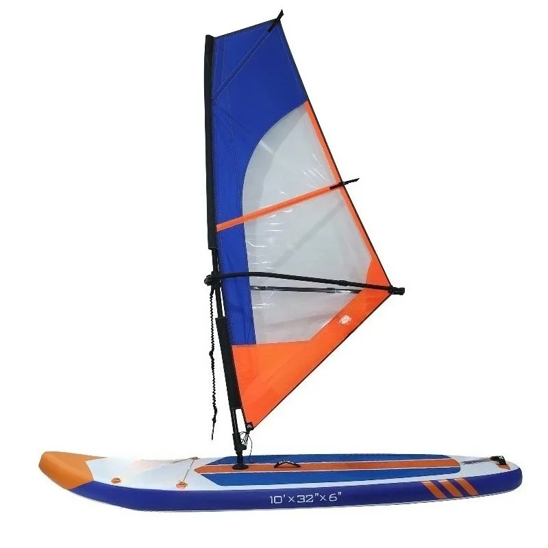 Factory supply water sports paddle board windsurfing with sail