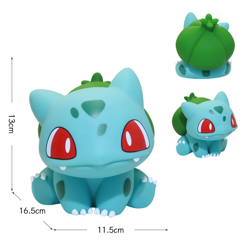 Pocket Monsters Bulbasaur collectible figure display Cartoon-style cute handcrafted model living room tabletop decoration gift view 4