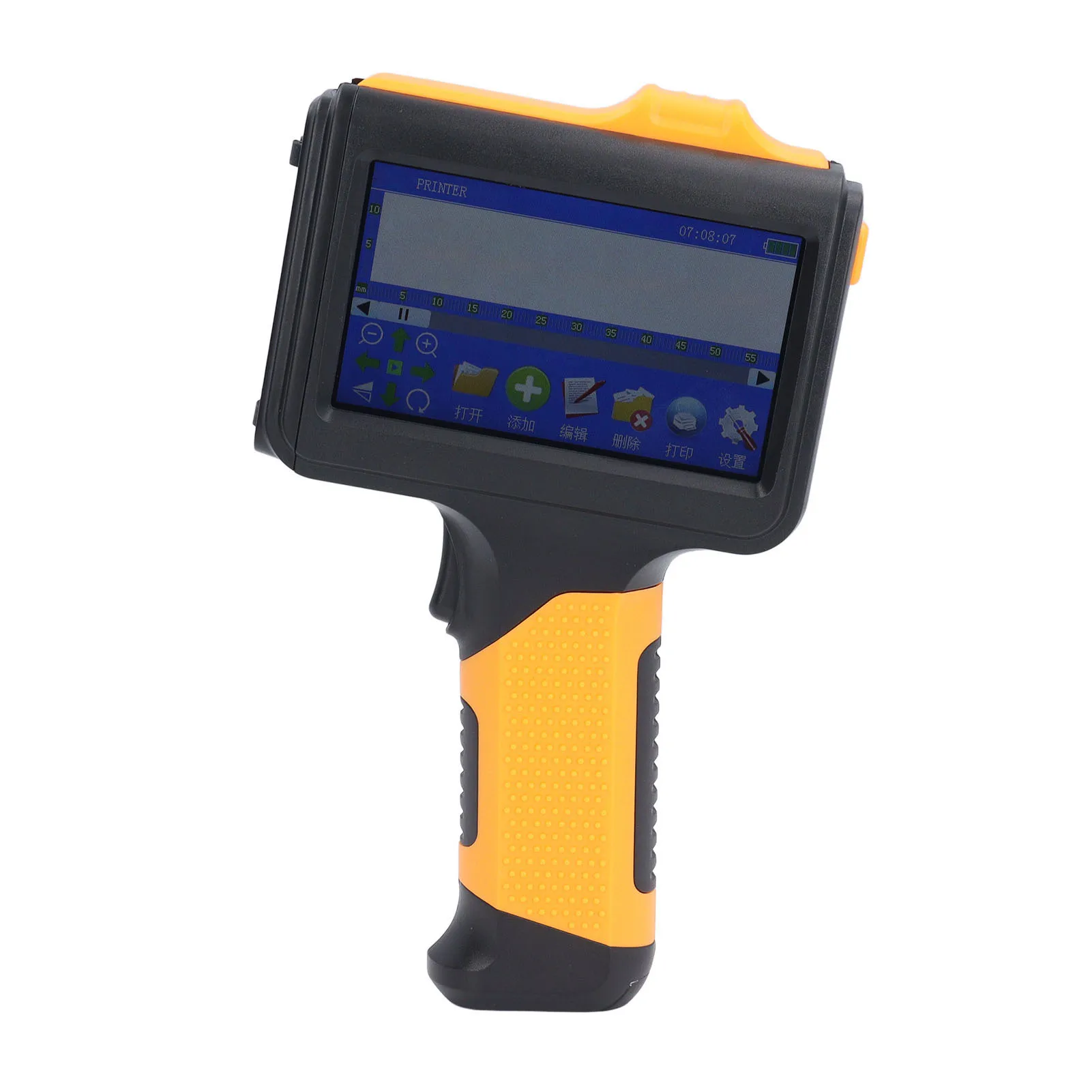 12,7 mm tragbarer Tintenstrahldrucker BT 4,3 Zoll LED-Touchscreen 600 dpi Tintenstrahl-Kodierungsmaschine für Text, Zahlen, Symbole, QR-Codes, Barcodes