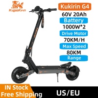 kukirin G4 2000w 60v 20ah electric scooter 11 inch road tyres Kugookirin G4 skateboard top speed 70km/h led display foldable