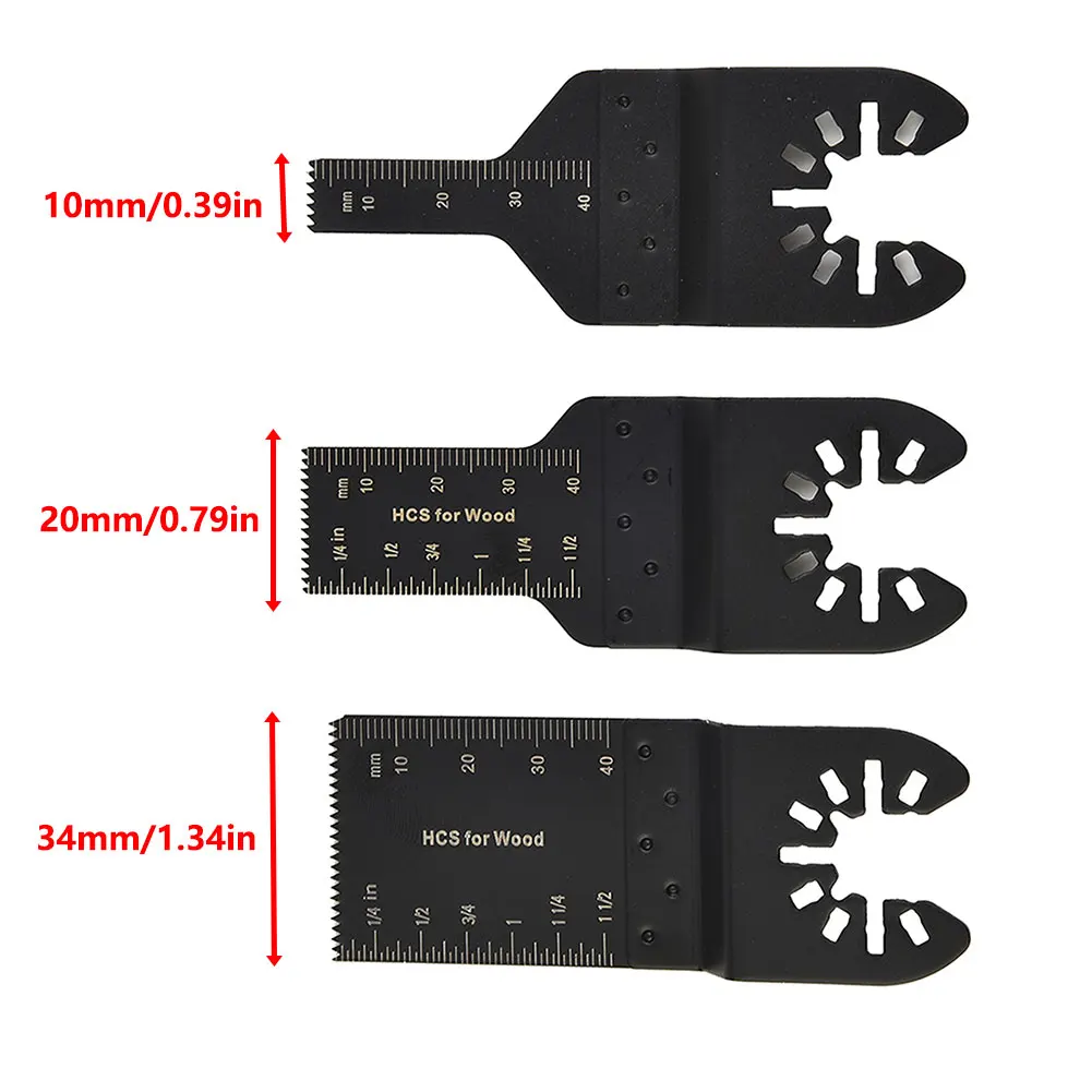 Lame per seghe oscillanti Multi utensili in acciaio ad alto tenore di carbonio accessori multifunzione taglio per metallo per Renovator utensili elettrici legno