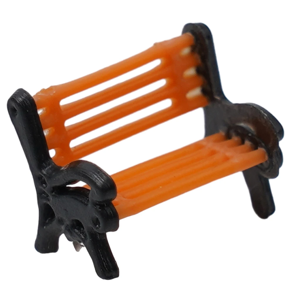 Mini Bench Bench Model Chair Figurines Miniature 5pcs/set DIY Model Toy Model Chair Park Seat Rail Layout Suit