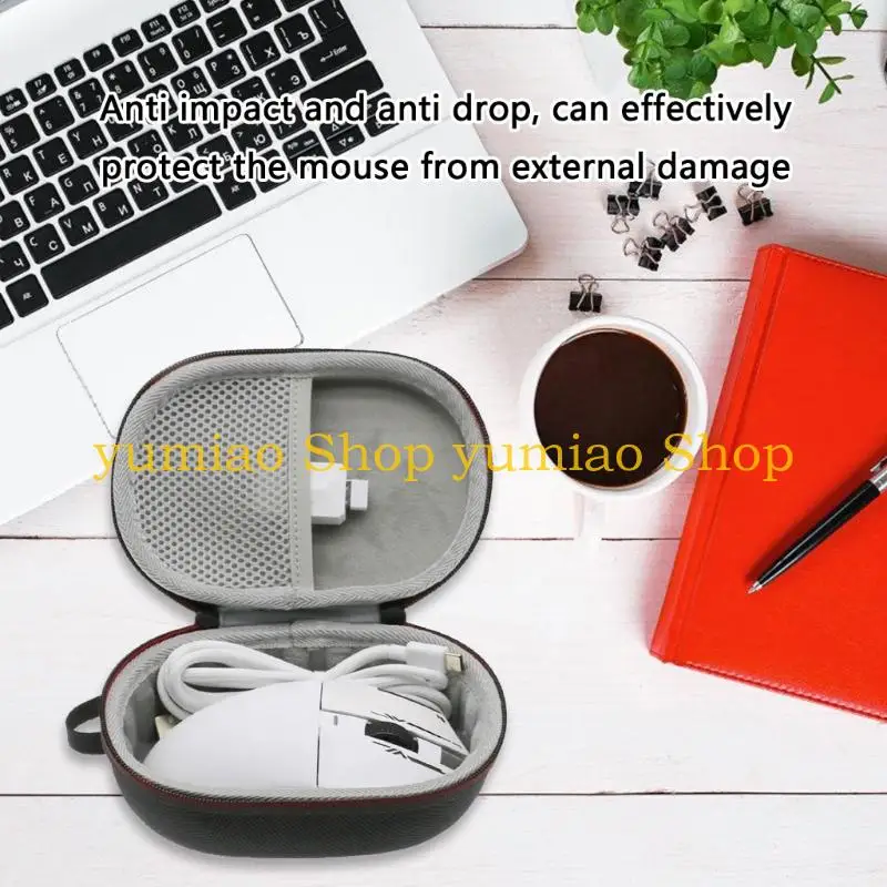 587B Mouse EVA Hard Mouse Storage Bag Protective Case for A980Pro Mouse for Travel Office Home Use