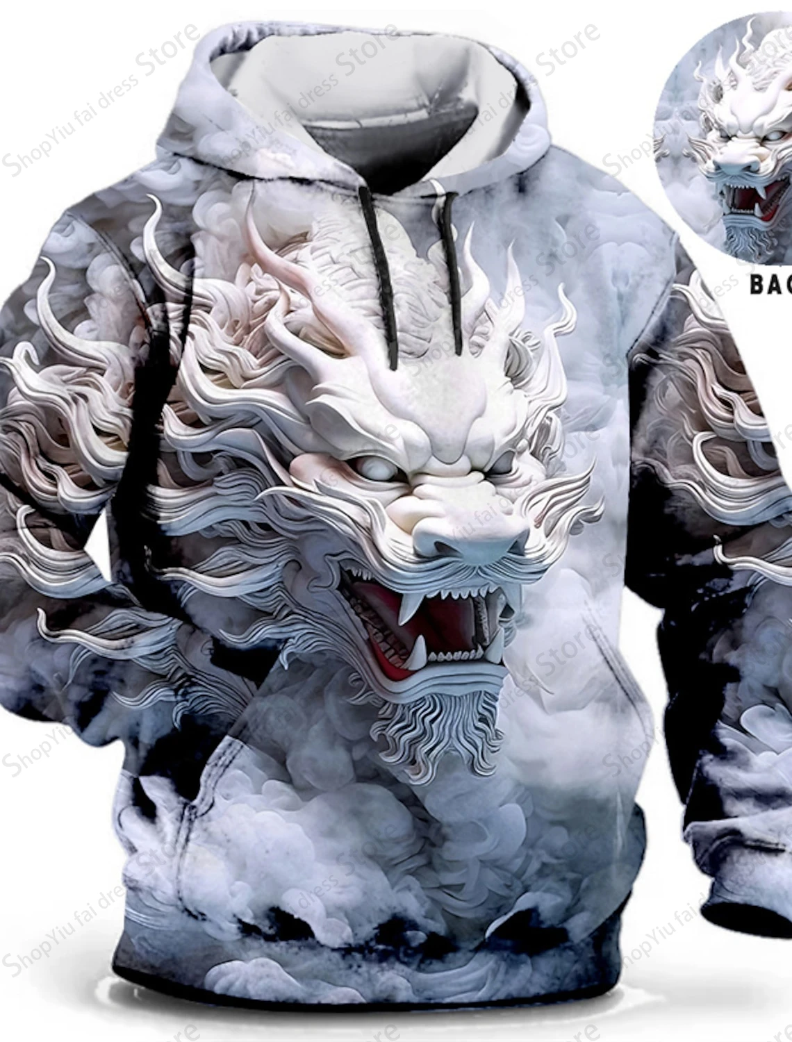 

Animal Dragon 3D Print Graphic Hoodies Men Fashion Oversized Hoodies Boy Coat Women Sweats Moletom Mens Clothes Winter Tracksuit