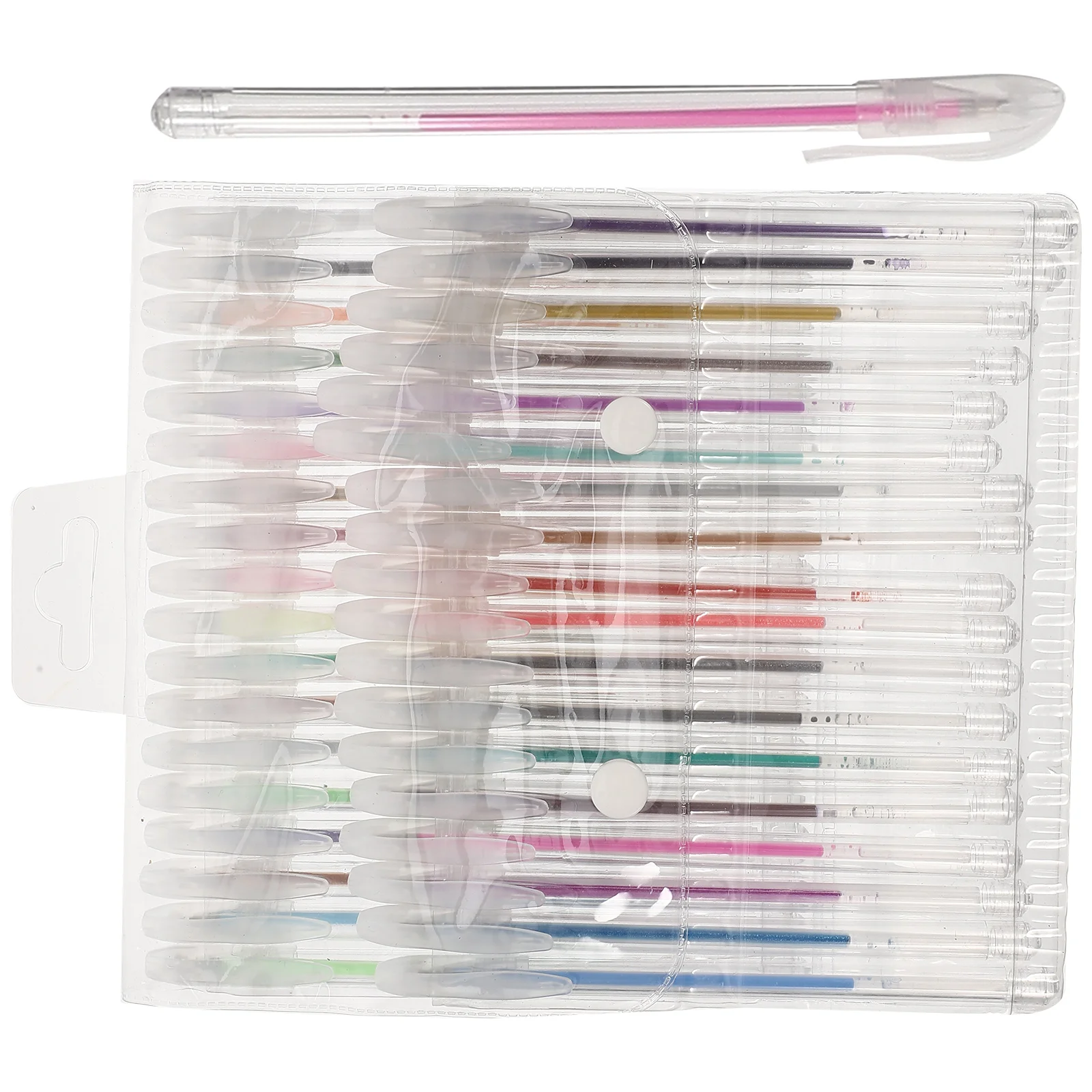 

36 Pcs Color Gel Supplies Glitter Flash Colored Pens Plastic Colorful