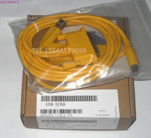 Anwendbar auf SPS-Programmierkabel der Mitsubishi FX/A-Serie USB-SC09, USB TO RS422, mit drei Schnittstellen