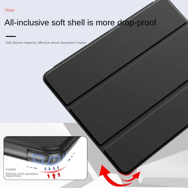 PU Folding Stand TPU Smart Case for Lenovo Legion Idea Yoga Tab 2025 Xiaoxin Pad Pro GT 11.1
