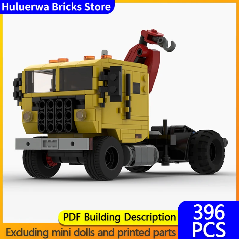 

Популярная игровая модель MOC, строительные кирпичи, игровой транспортный грузовик, модульная технология, детские праздничные подарки, сборные игрушки, костюм