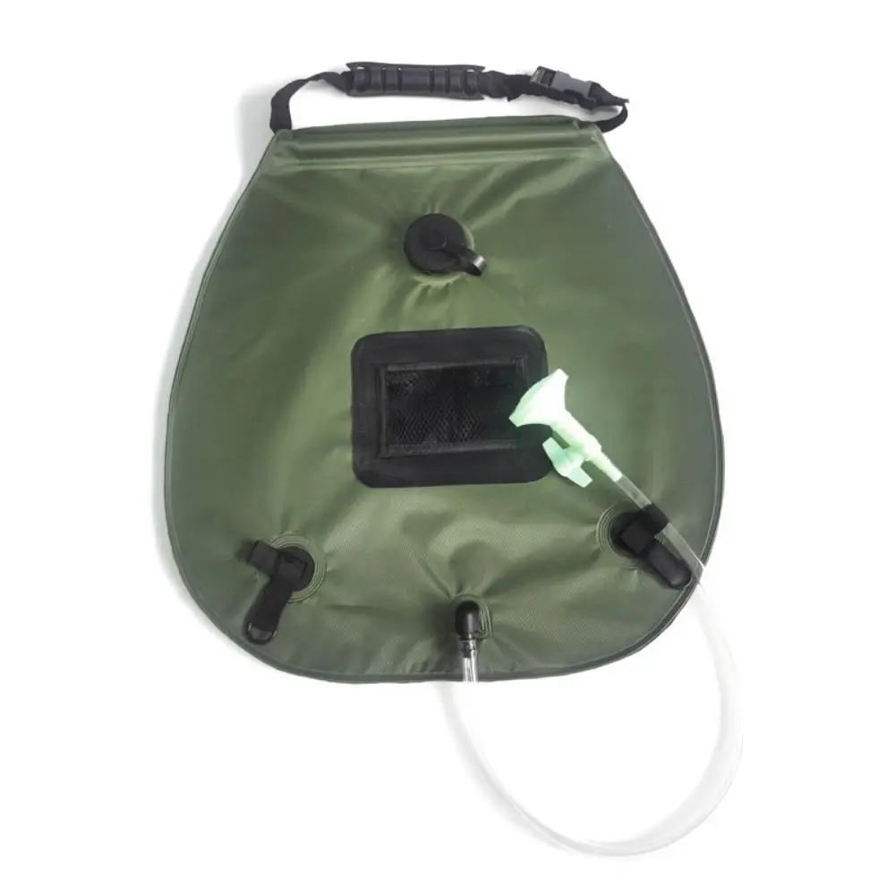 

Foldable Solar Shower Bag Water Storage Portable Water Shower Bags Solar Heating with Shower Head Outdoor Bathing Bags Swimming