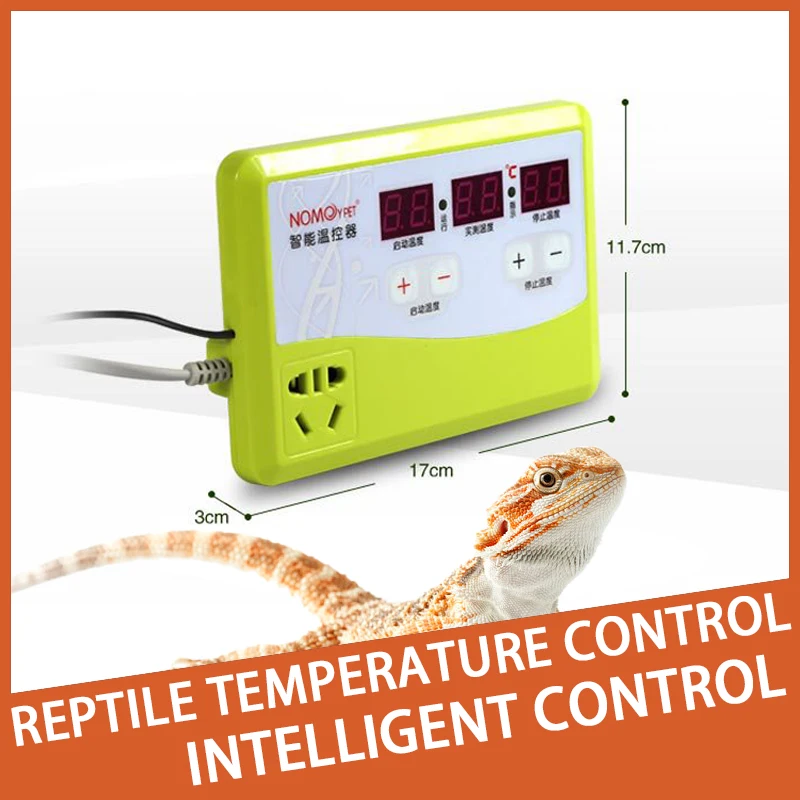 

Reptile Intelligent Thermostat Pet Breeding Digital Display Electronic Temperature Control Socket Thermostat Switch