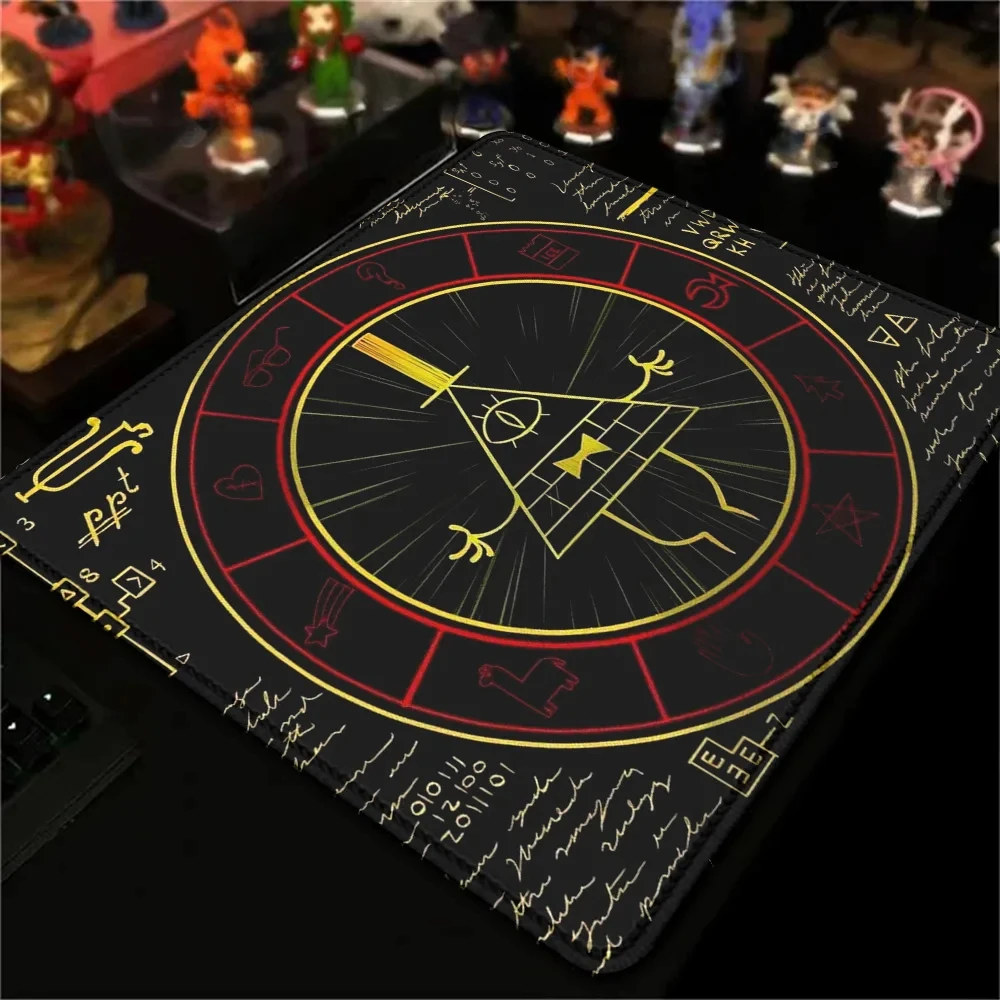 18x22cm small size non-slip rubber Mousepad、 Company table mat carpet Bill Cipher Desk Pad Anime Mouse Partity fall Mice Pads