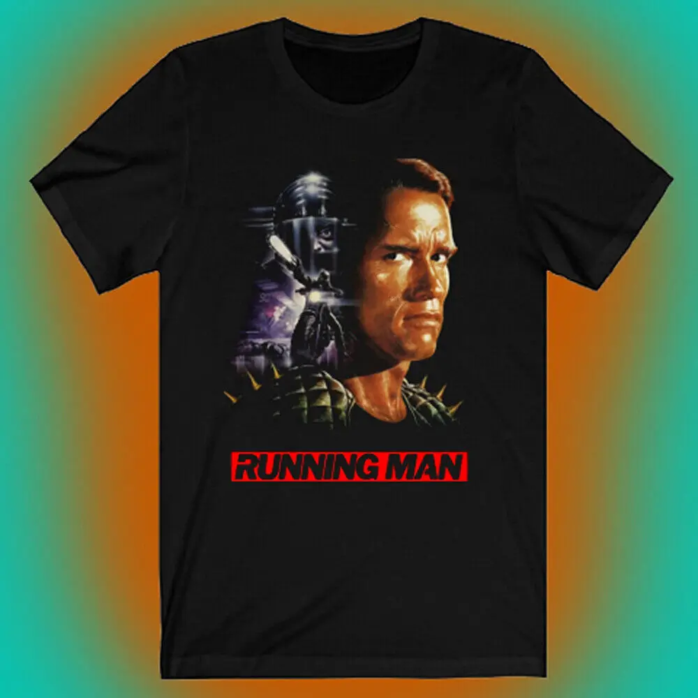 

Running Man Movie Men's Black T-shirt Size S to 5XL