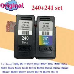 Original  PG-240 CL-241 PG 240 CL 241 XL Ink Cartridge for Canon Pixma MX372 MX432 MX512 MG2120 MG3120 MG3220 Ink Cartridges