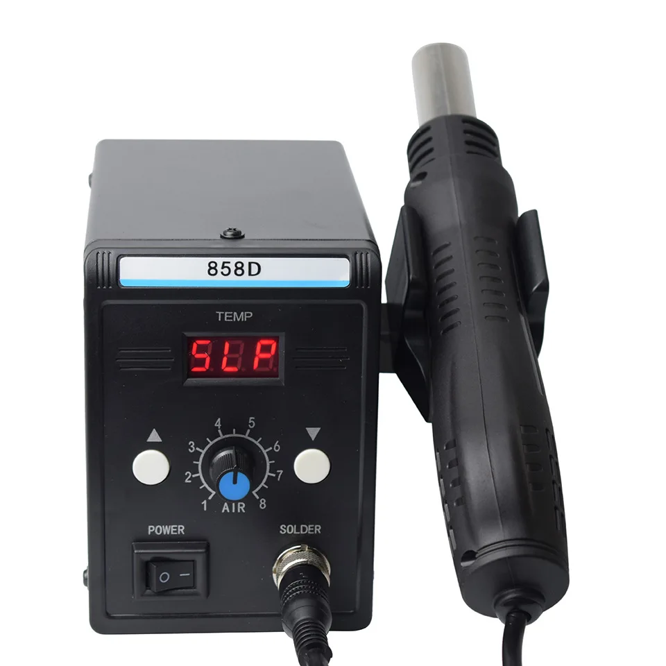 858D Digital display hot air gun disassembly and welding station Mobile phone maintenance and welding station