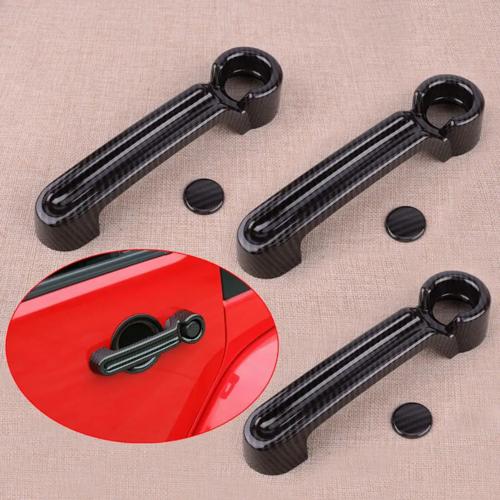 

Чехол из углеродного волокна для задней двери Jeep Wrangler JK JKU, 2 двери, 2007-2023, 1 комплект